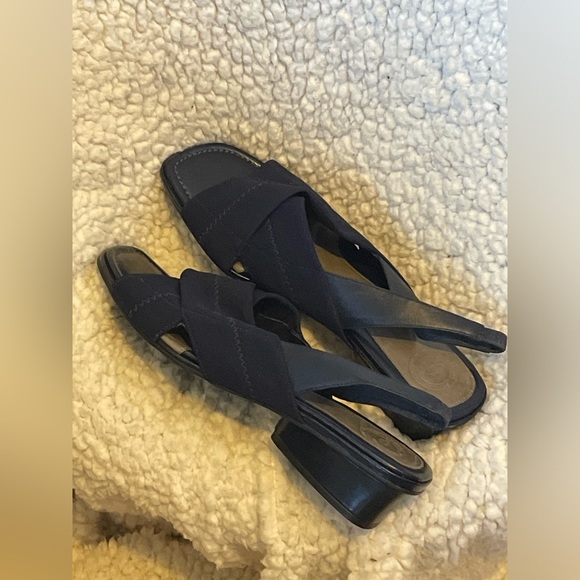 Women’s Nurture Navy Square Open Toe Sandals Size 9 - Picture 12 of 12